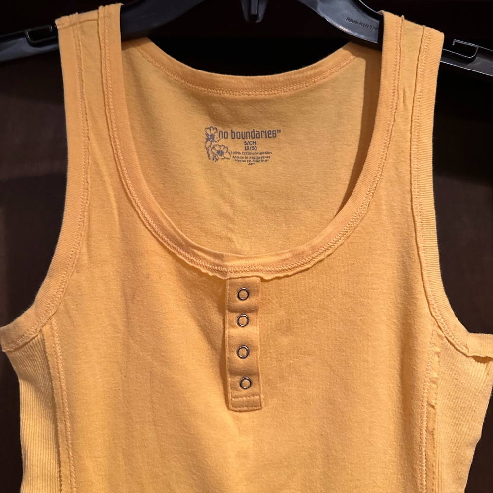 Yellow tank top